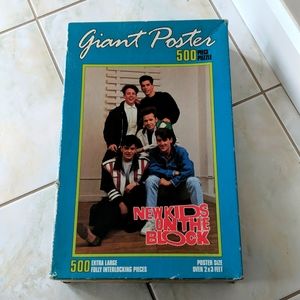 New Kids On The Block HUGE Vintage Poster Puzzle 500 piece 2x3 feet
